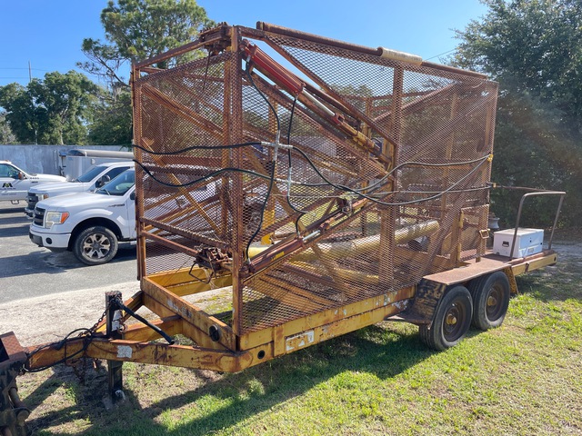 2006 Homemade 20 ft T/A Hydraulic Line Tamer (Inoperable)