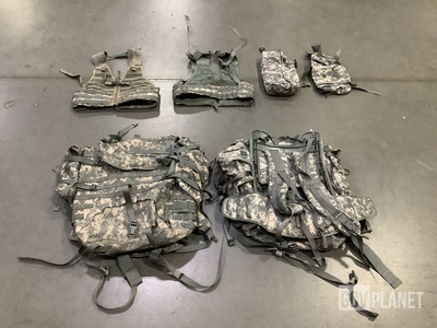 (69) Waist Packs, (13) Large Field Pack Sets & Assorted Items
