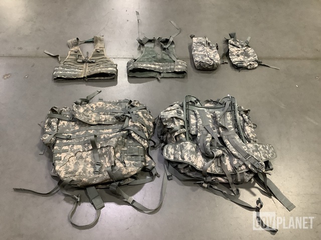 (69) Waist Packs, (13) Large Field Pack Sets & Assorted Items