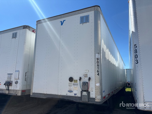 2019 Vanguard 53 ft x 102 in T/A Van Trailer