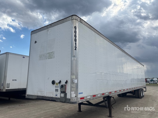 2019 Vanguard 53 ft x 102 in T/A Van Trailer