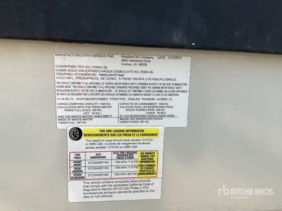 2015 Keystone 380FL T/A Reisaanhangwagen