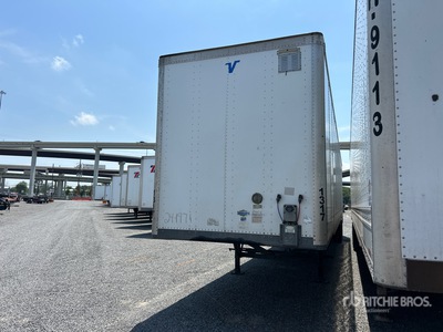 2019 Vanguard 53 ft x 102 in Sliding T/A Van Trailer
