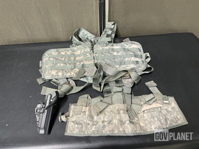 (58) Tactical Assault Panels, (5) Auto Lock Holsters & Assorted Items