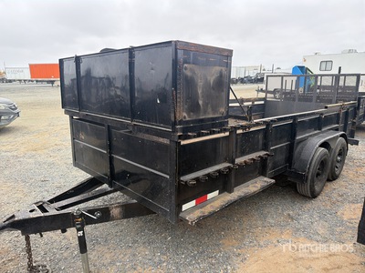2013 Texas Trailers 16 ft T/A Landschap aanhangwagen