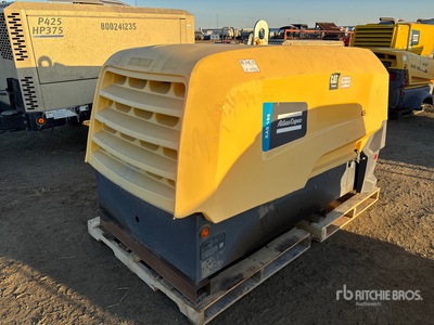2020 Atlas Copco XAS188CD8CW 185 cfm Skid-Mounted Air Compressor (Inoperable)
