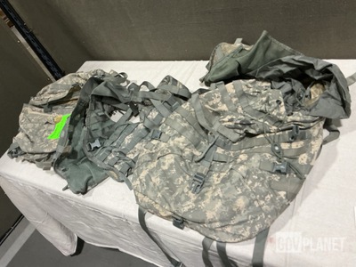 (16) Large Field Pack Rucksacks, (24) Fighting Load Carriers & Assorted Items