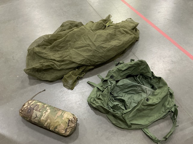 (16) Insect Net Protectors, (47) Duffel Bags & Assorted Items