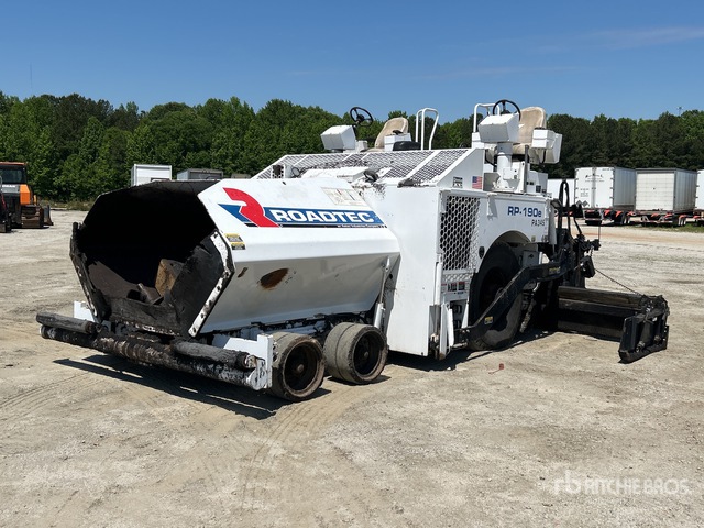 2014 Roadtec RP190E Wheel Asphalt Paver