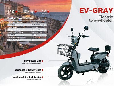 2026 EV-GRAY Electric سكوتر (Unused)