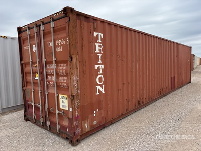 2010 40 ft High Cube Storage Container