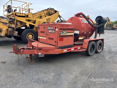 2012 Ditch Witch FX30 500 gal T/A Unidad de Excavación por Aspiración