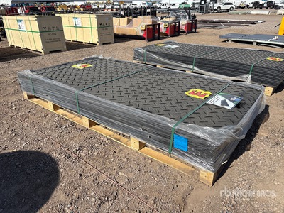 Quantity of (12) 8 Ft x 4 Ft Ground Protection Road Mat