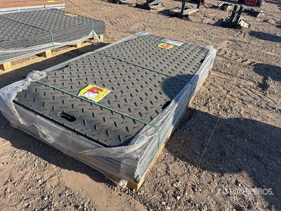 Quantity of (12) 8 Ft x 4 Ft Ground Protection Road Mat
