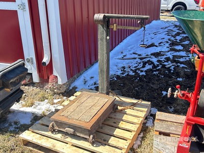 Antique Platform Báscula