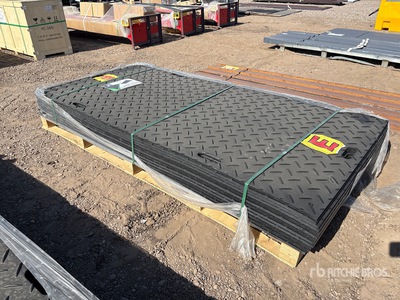 Quantity of (12) 8 Ft x 4 Ft Ground Protection Road Mat