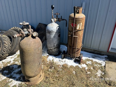 Quantity of (3) Antique Tanks