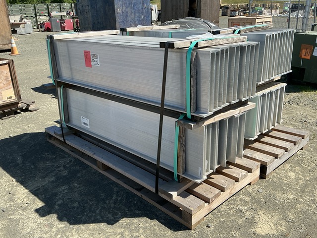 (44) 6’ 11 ½” x 16 ¾” x 4” 5083-H111 ASTM-B221 Aluminum T-Bars (44) 6’ 11 ½” x 16 ¾” x 4” 5083-H111 ASTM-B221 Aluminum T-Bars