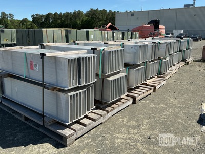 (217) 6’ 11 ½” x 16 ¾” x 4” 5083-H111 ASTM-B221 Aluminum T-Bars