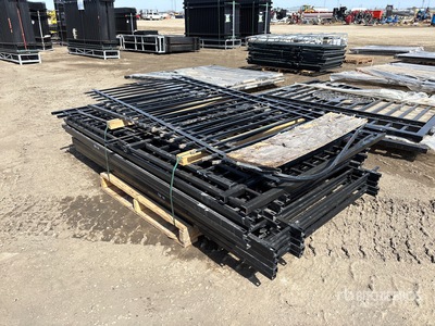 Quantity of (12) 7 ft x 4 ft Site Fence