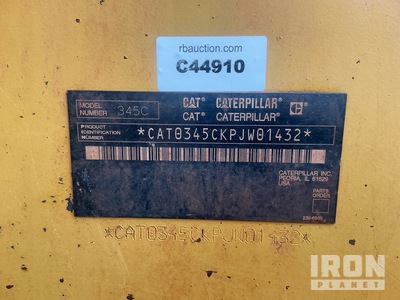 2007 Cat 345C L Tracked Excavator