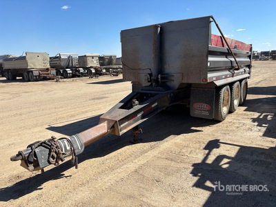 2008 Cancade 17 ft Tri/A Pup End Dump Trailer