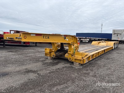 2004 Pitts LB6 Quad/A Double Drop Removable Gooseneck Lowboy Trailer