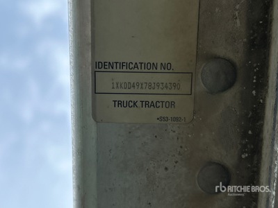 2008 Kenworth T800 6x4 T/A Dump Truck
