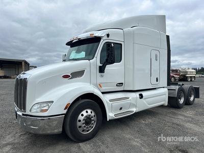 2018 Peterbilt 579 6x4 تراكتور شاحنة كابينة النوم (ثنائية المحور)