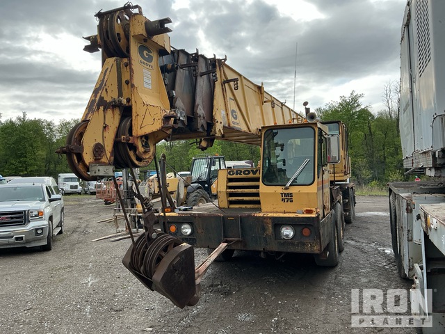 1981 Grove TMS475 100 ton 8x4x4 Hydraulic Truck Crane