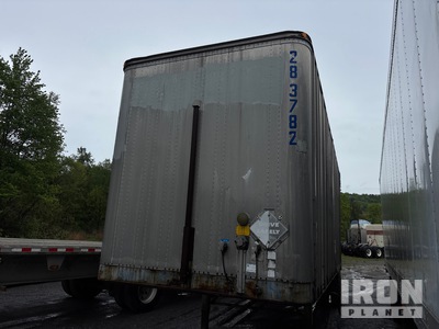1986 Strick 28 ft S/A Enclosed Trailer (Inoperable)