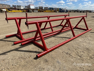 Quantity of (2) 15 ft x 36 in Tall Engineered Pipe Racks (Unused)