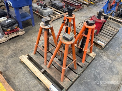 Quantity of (4) 10 ton Jack Stands Divers - Magasin, entrepôt, consommateur