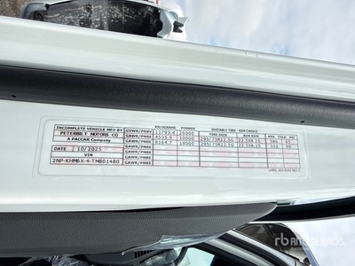 2026 Peterbilt 536 536 4x2 サービスカー (Unused)