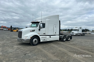 2019 Peterbilt 579 6x4 تراكتور شاحنة كابينة النوم (ثنائية المحور)