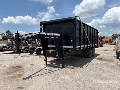 2021 U-Dump 20 ft T/A Gooseneck Dump Utility Trailer