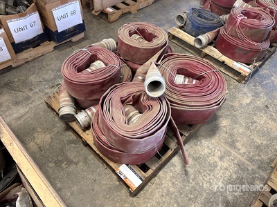 Quantity of (8) 4 in Flat Lay Mangueras