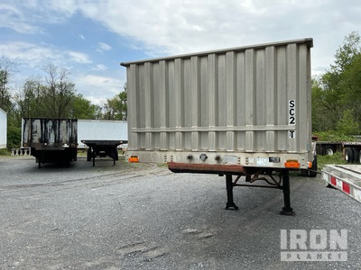 1998 Transcraft 44020 lb 48 ft T/A Spread Axle Flatbed Trailer (Inoperable)