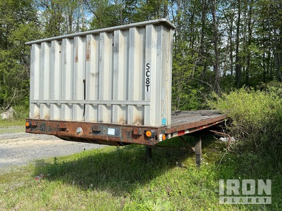 1988 Fontaine 45 ft T/A Spread Axle Flatbed Trailer (Inoperable)