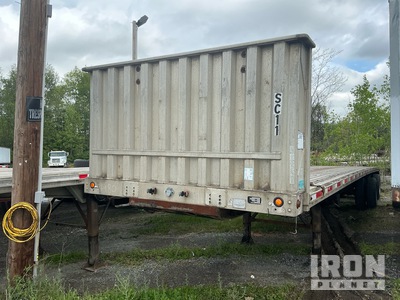 1997 Transcraft 45120 lb 45 ft T/A Spread Axle Flatbed Trailer
