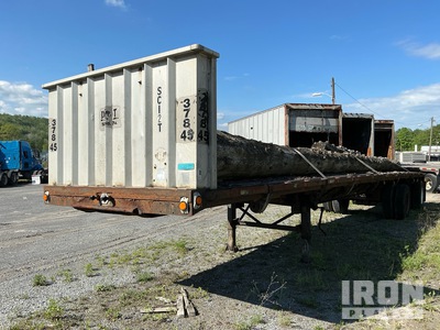 1994 Trailmobile 48 ft T/A Spread Axle Flatbed Trailer (Inoperable)