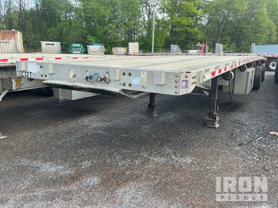 2013 Great Dane 40000 lb 48 ft T/A Spread Axle Flatbed Trailer