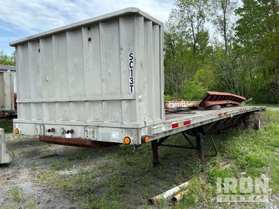 1995 Transcraft 45 ft T/A Spread Axle Flatbed Trailer (Inoperable)