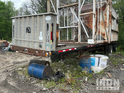 1996 Trailmobile 45 ft T/A Spread Axle Flatbed Trailer