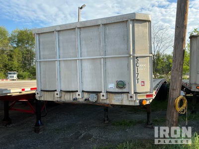1993 Ravens 1443A66 43 ft T/A Spread Axle Remorque à plateau