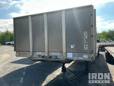2007 Fontaine PAFTW-5-8048-WSWT 48 ft T/A Spread Axle Flatbed Trailer