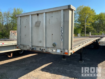 1998 East 48 ft T/A Spread Axle Flatbed Trailer