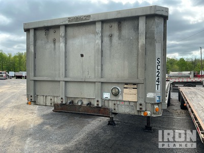 1981 Dorsey 48 ft T/A Spread Axle Flatbed Trailer