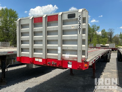 2003 Great Dane 44180 lb 48 ft T/A Spread Axle Flatbed Trailer