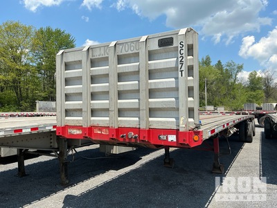 2003 Great Dane 44180 lb 48 ft T/A Spread Axle Flatbed Trailer